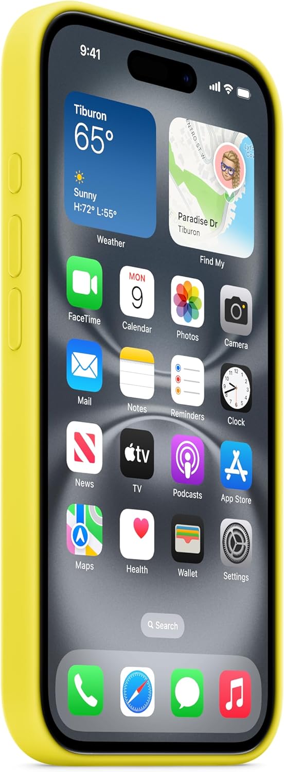 Apple iPhone 16 Silicone Case with MS - Star Fruit