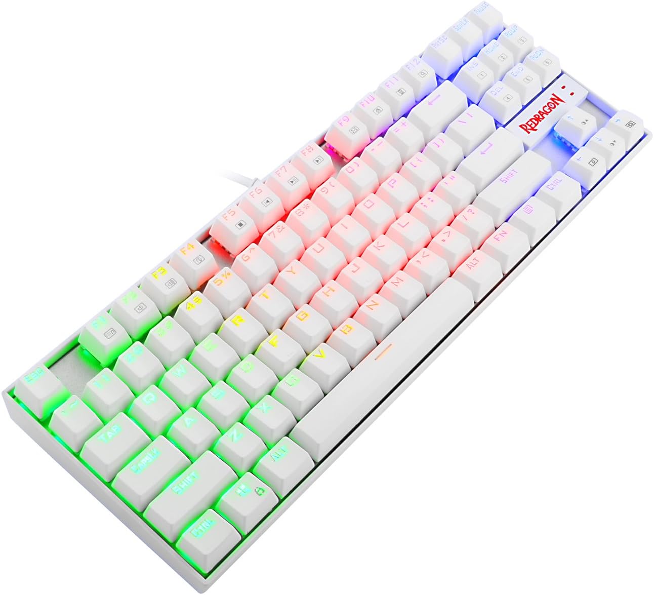 Redragon K552-W Kumara Wired Mechanical Gaming Keyboard (White)