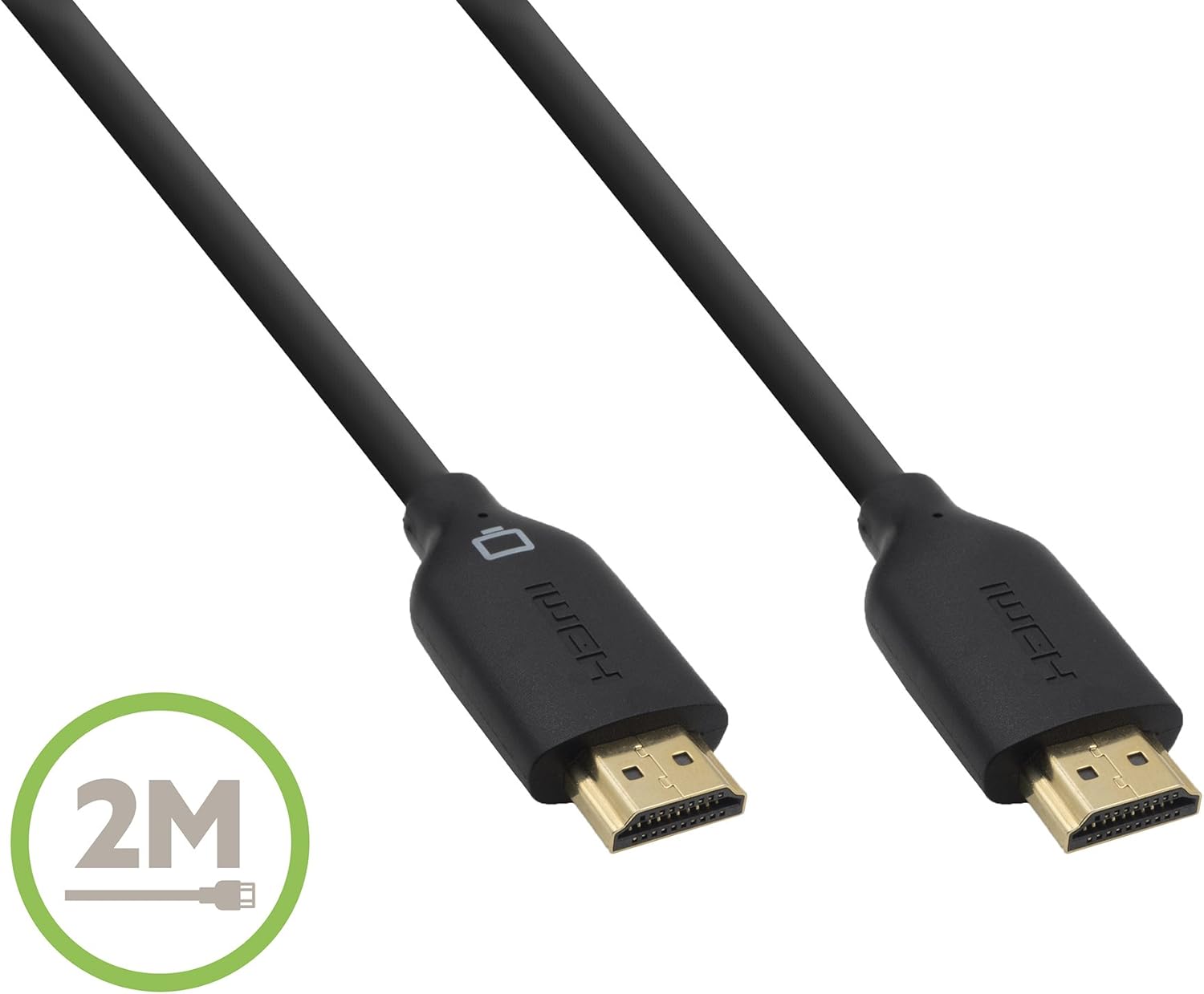 كابل HDMI A/V من Belkin لأجهزة الصوت والفيديو - 2 متر - صوت/فيديو رقمي HDMI - مطلي بالذهب 