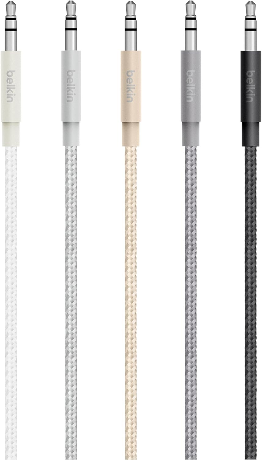 Belkin MiXiT Metallic Aux / Auxiliary Cable, 4 Feet