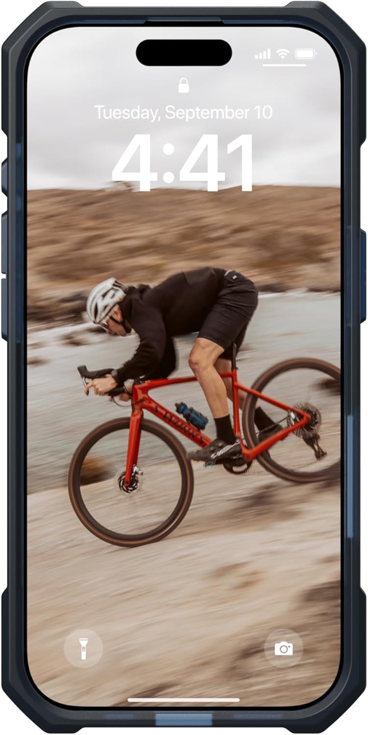 UAG iPhone 16 Pro Case 6.3" Essential Armor - Rugged Slim Shockproof, Cloud Blue