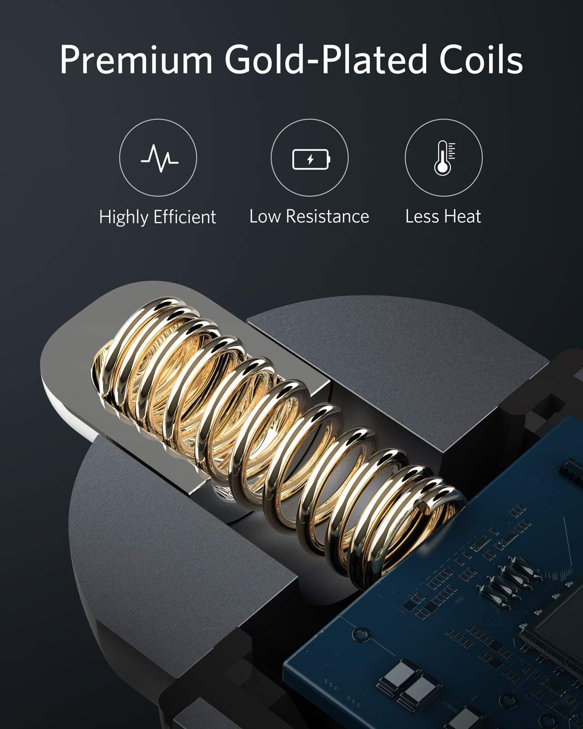 شاحن سيارة Anker 320 (24 واط II)، منفذ USB مزدوج صغير من سبائك الألومنيوم مع مصباح LED أزرق لسلسلة iPhone 16 15 14 13 12، iPad Pro/Air 2/Mini، Galaxy والمزيد - غير متوافق مع الشحن السريع (أسود)