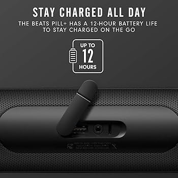 Beats Pill+ Black Portable Bluetooth Wireless Speaker