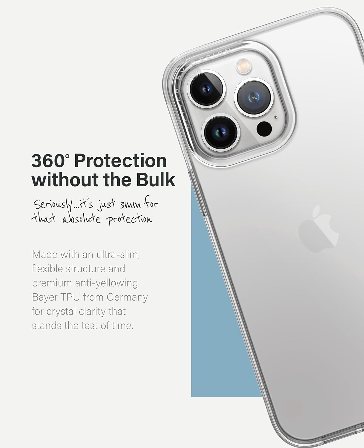 Air Fender Phone Case Compatible with iPhone 14 Plus, CrystalClear