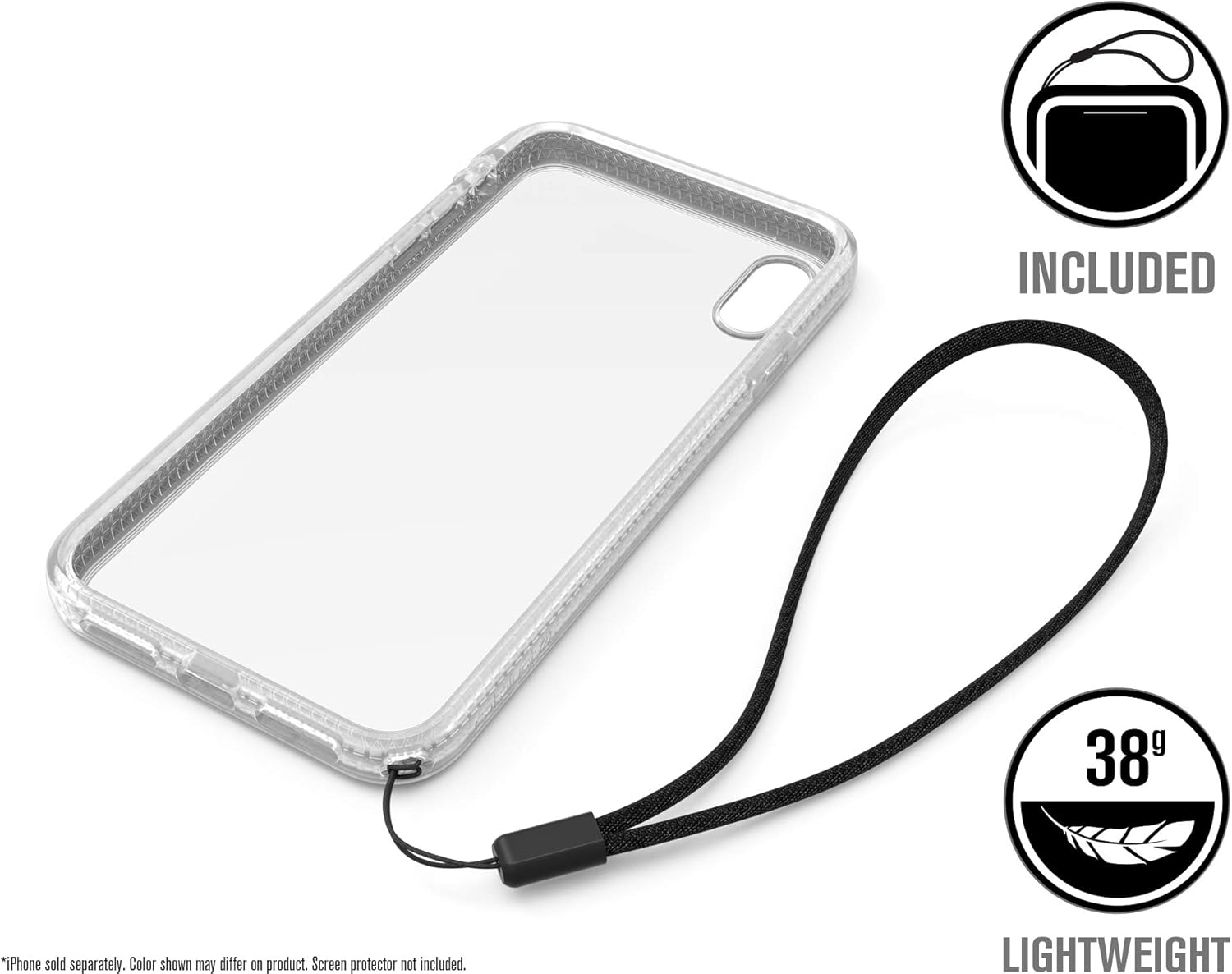 Catalyst Case, Impact Protection, Shockproof for iPhone XS Max, Premium Quality - Transparent