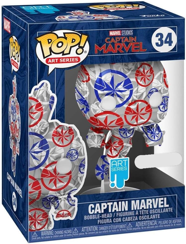 Pop Artist Series: Patriotic Age - Captain Marvel (Exc)