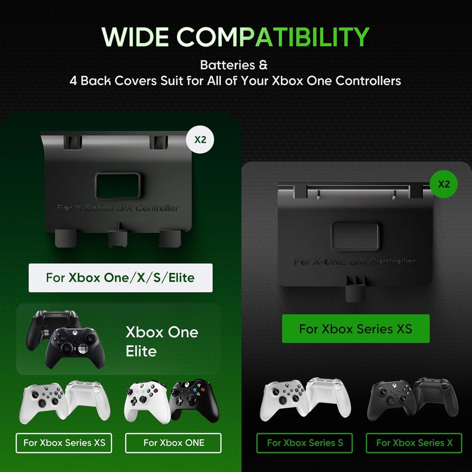DOBE TYX-2612 Dual Charging Dock for Xbox Controllers