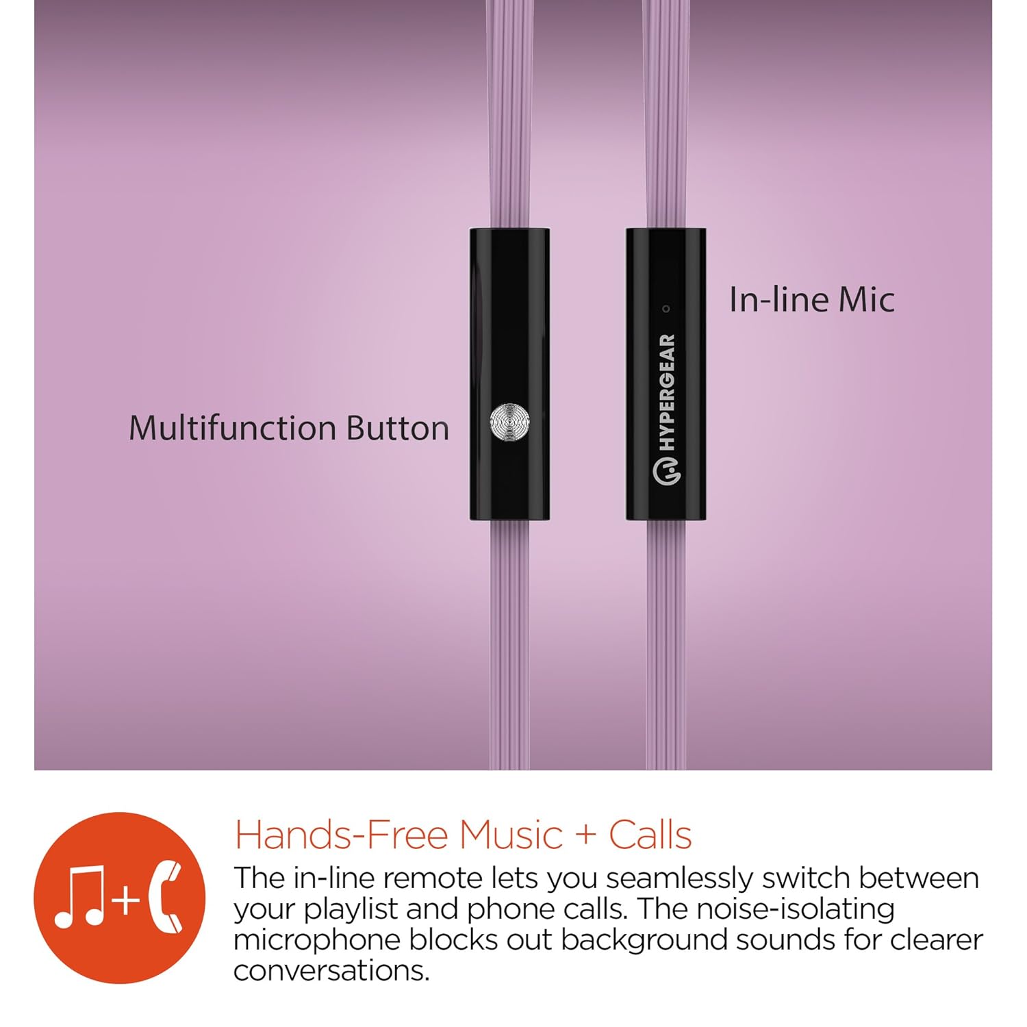 HyperGear dBm Special Edition Pastel Earphones (Rose)
