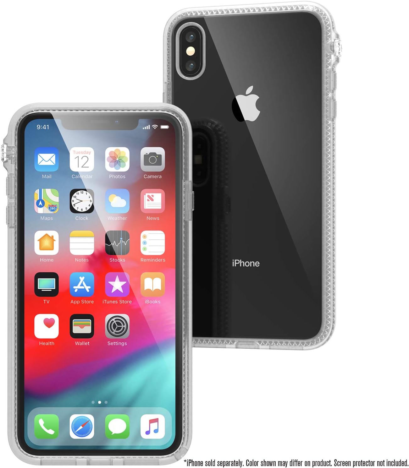 Catalyst Case, Impact Protection, Shockproof for iPhone XS Max, Premium Quality - Transparent
