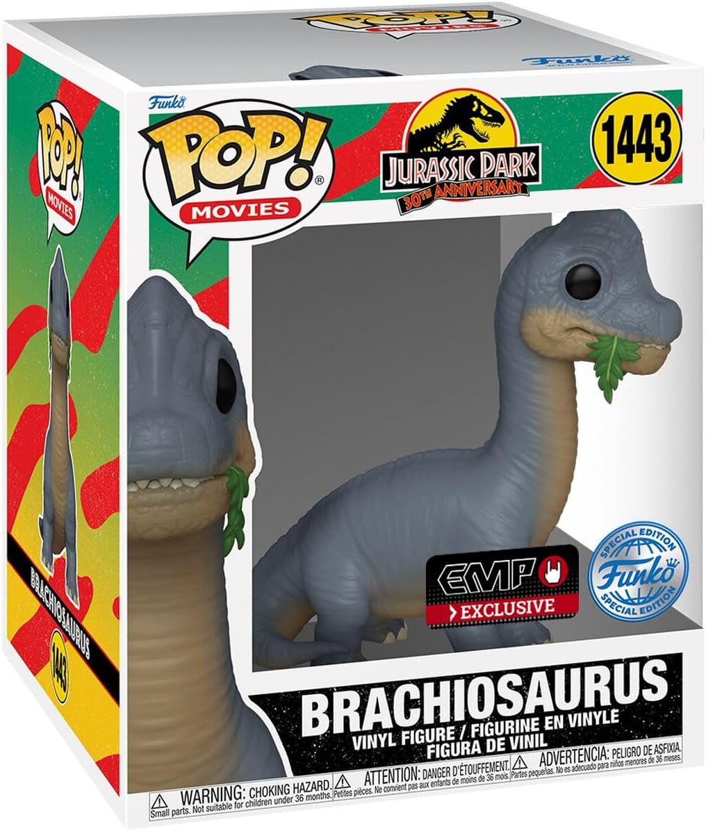 Funko Pop! Super Movies: Jurassic Park – Brachiosaurus (Entertainment Earth Exclusive)