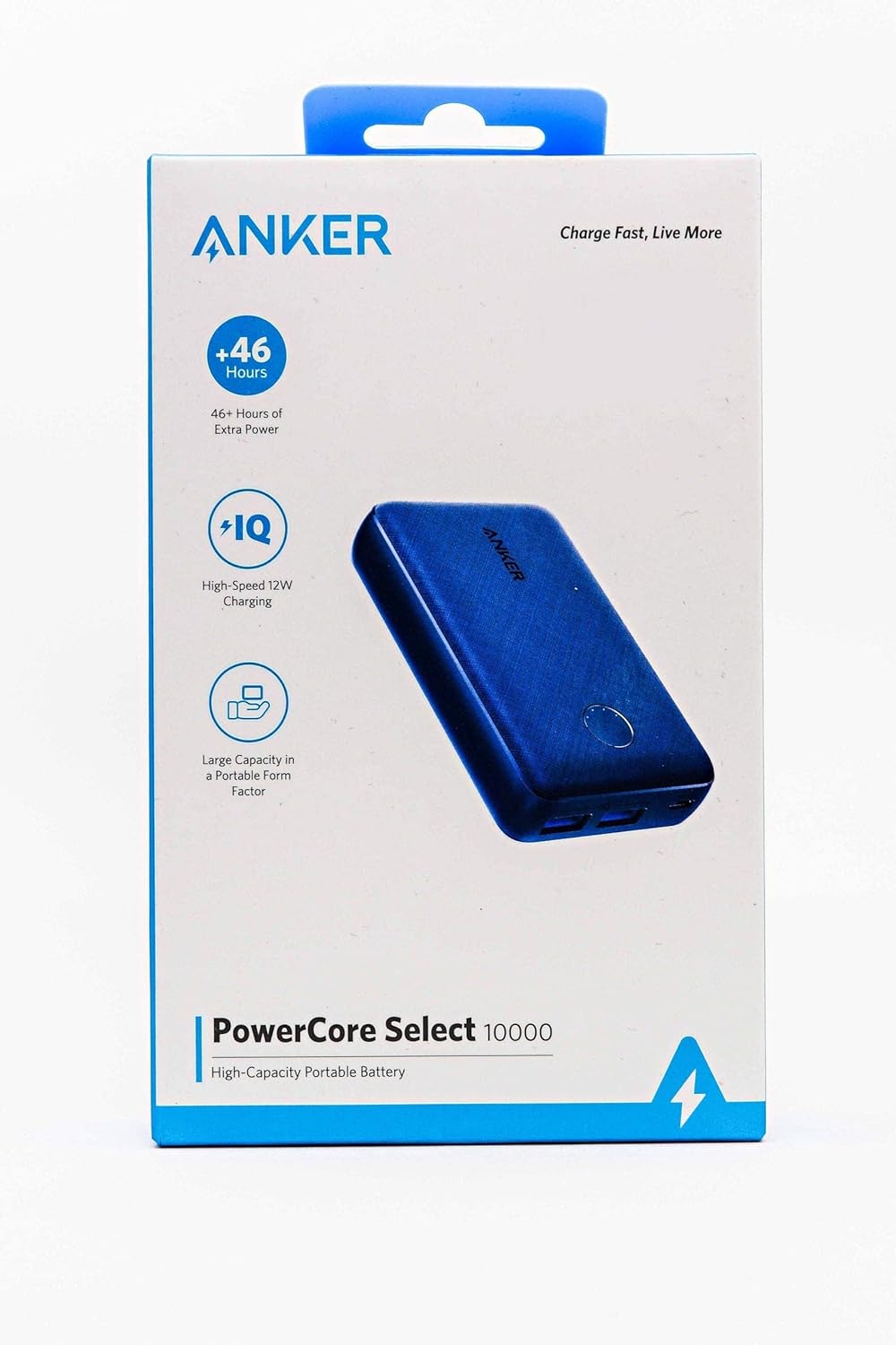 Anker PowerCore Select Power Bank (10000mAh, Blue)