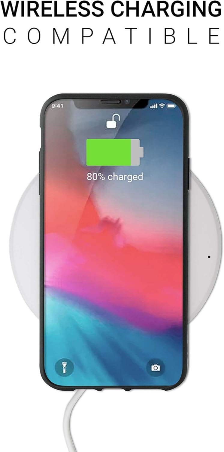 Evutec iPhone XS Max Northill case/cover Canvas Black with aFIX plus air Vent Magnetic Car mount