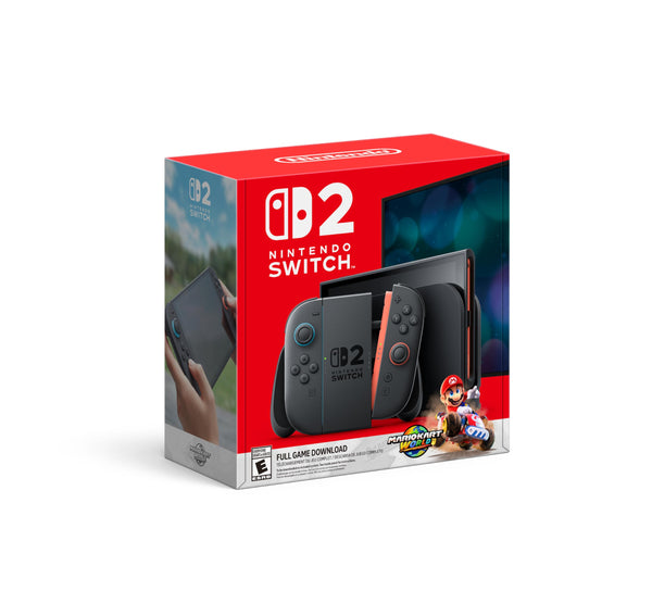 مجموعة جهاز Nintendo Switch 2 + Mario Kart World - الإصدار الدولي [موديل 2025 الجديد]
