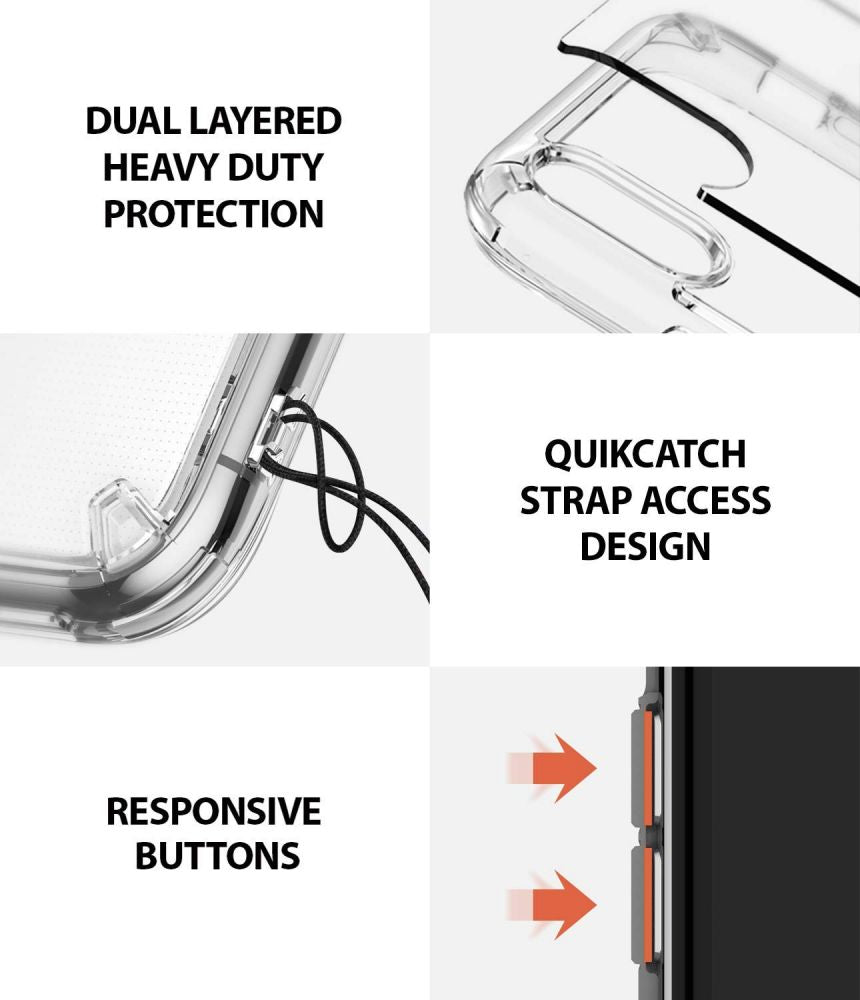 Etui Ringke Fusion iPhone XS Max 6.5 Clear