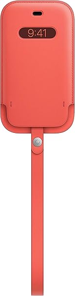 Apple iPhone 12 Mini Leather Sleeve with MagSafe - Pink Citrus