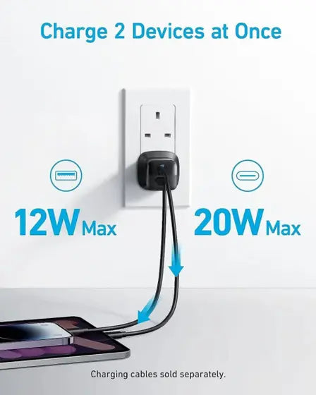 Anker 323 33W Wall Charger (Black)