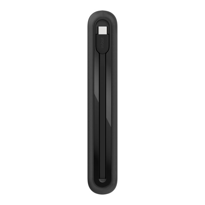 بنك الطاقة Belkin Boost Charge 20000mAh PD 30W مع كابل USB-C مدمج ومنافذ USB-C وUSB-A باللون الأسود 