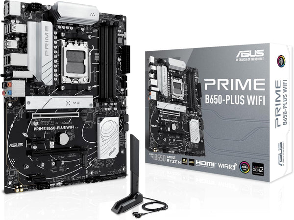 MSI B650 Gaming Plus WiFi Motherboard – ATX, AM5, DDR5, PCIe 4.0, Wi-Fi 6E, 2.5G LAN
