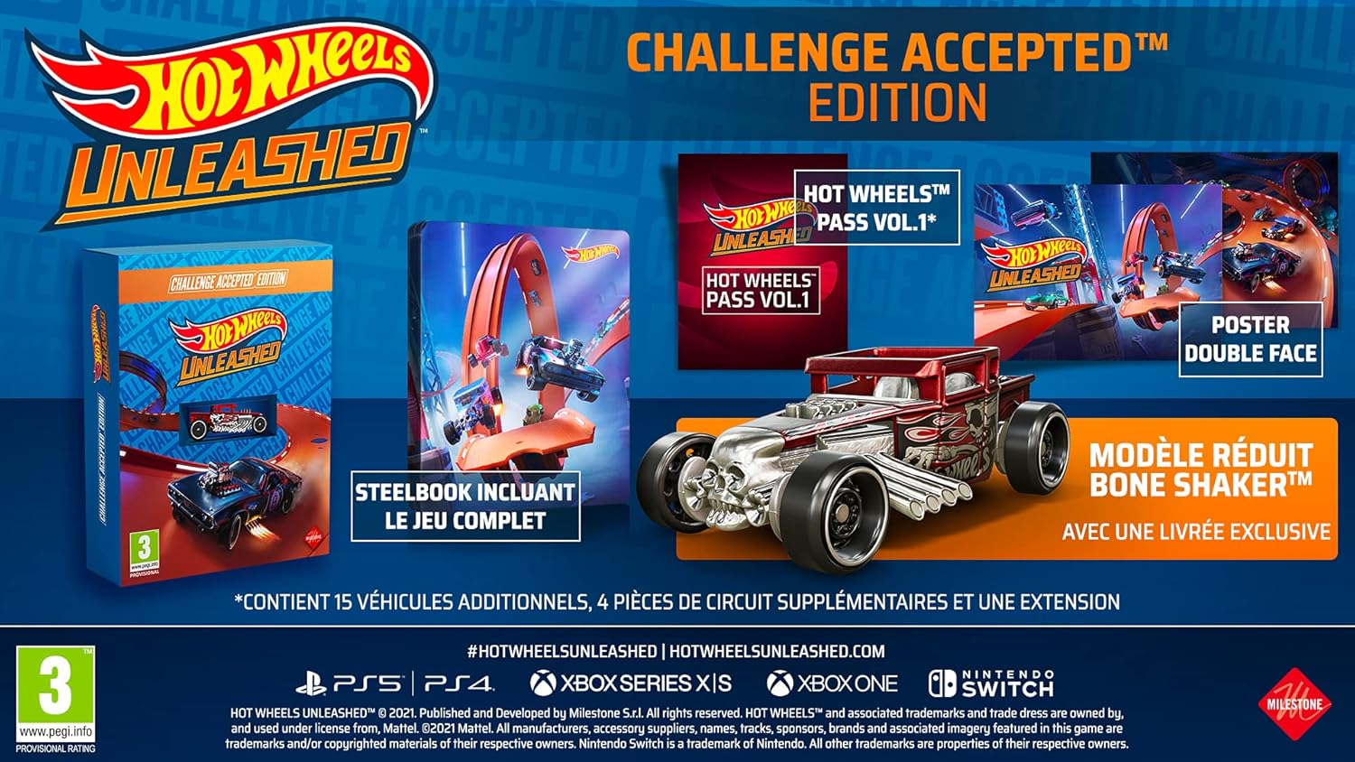لعبة Milestone Hot Wheels Unleashed - Challenge Accepted Edition لأجهزة Xbox One / Xbox Sx