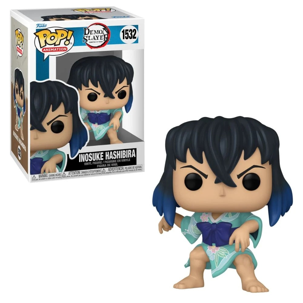Pop! Animation: Demon Slayer – Inosuke (Kimono) Vinyl Figure