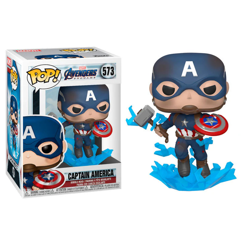 Pop! Marvel: Avengers Endgame- Capt A w/ Broken Shield