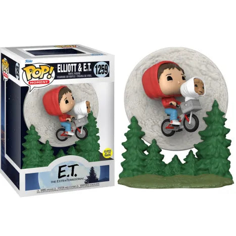Pop! Moment: E.T. 40th Anniversary – Elliott and E.T. Flying (Glow-in-the-Dark)