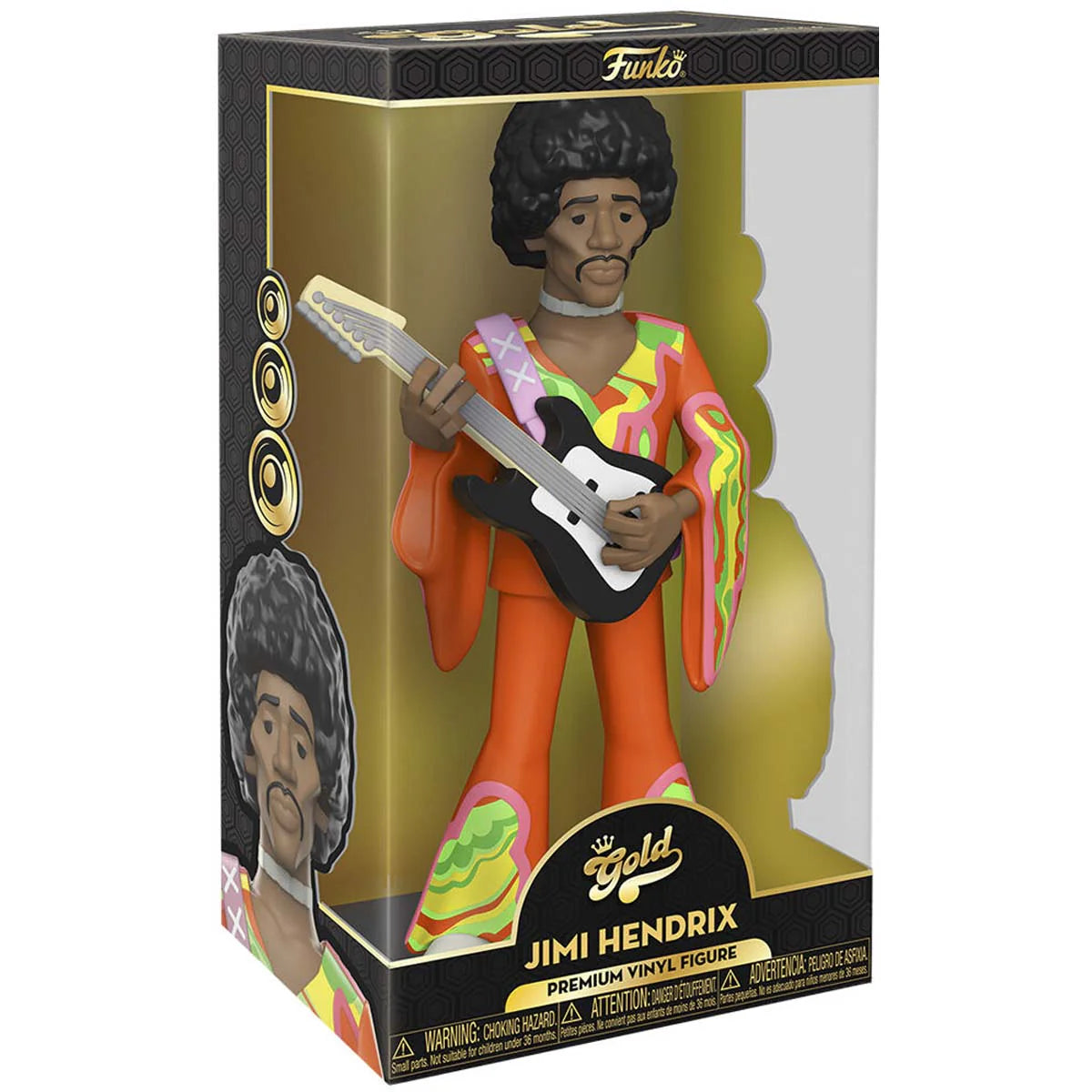 Gold 12" Rocks: Jimi Hendrix