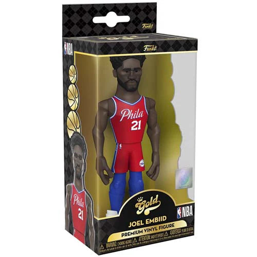 Vinyl Gold! Rocks: Sixers – Joel Embiid (City Edition ’21) 5″ Chase Variant