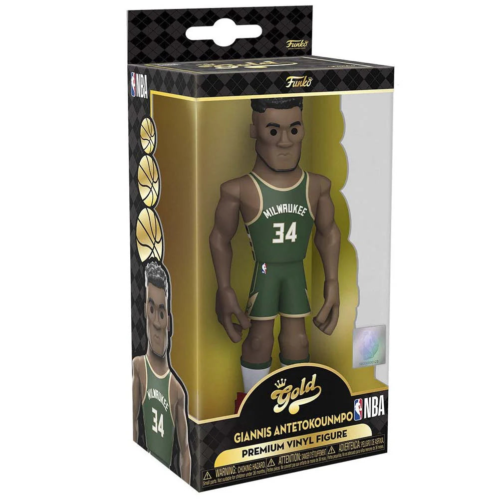 Gold 12" NBA: Milwaukee Bucks – Giannis Antetokounmpo with Chase Variant (Exclusive)