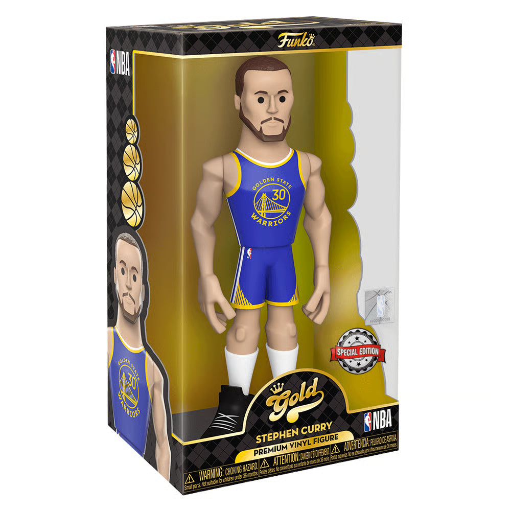 Gold 12" NBA: Golden State Warriors – Stephen Curry with Chase Variant (Exclusive)