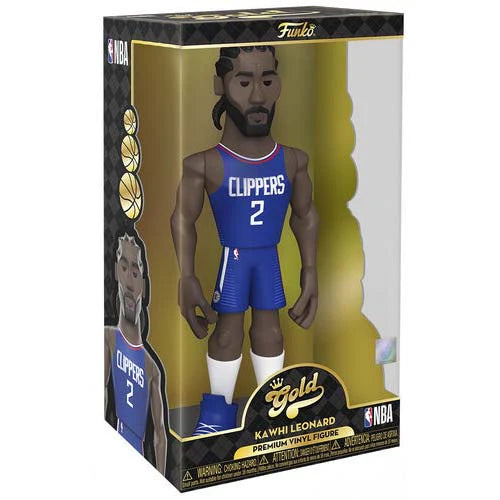 فينيل جولد! NBA: لوس أنجلوس كليبرز - كواي ليونارد (١٢ بوصة) مع تشايس فاريانت (حصريًا)