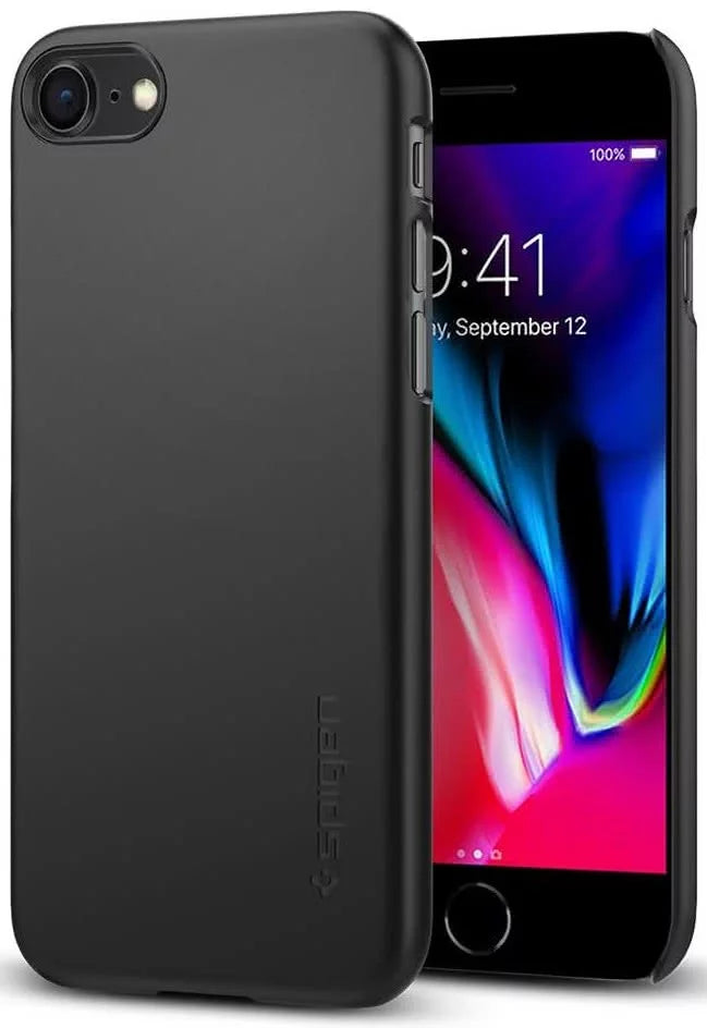 Case SPIGEN - Apple iPhone 8/7/SE 2020 Case Thin Fit - Black