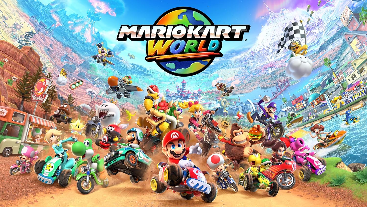 مجموعة جهاز Nintendo Switch 2 + Mario Kart World - الإصدار الدولي [موديل 2025 الجديد]
