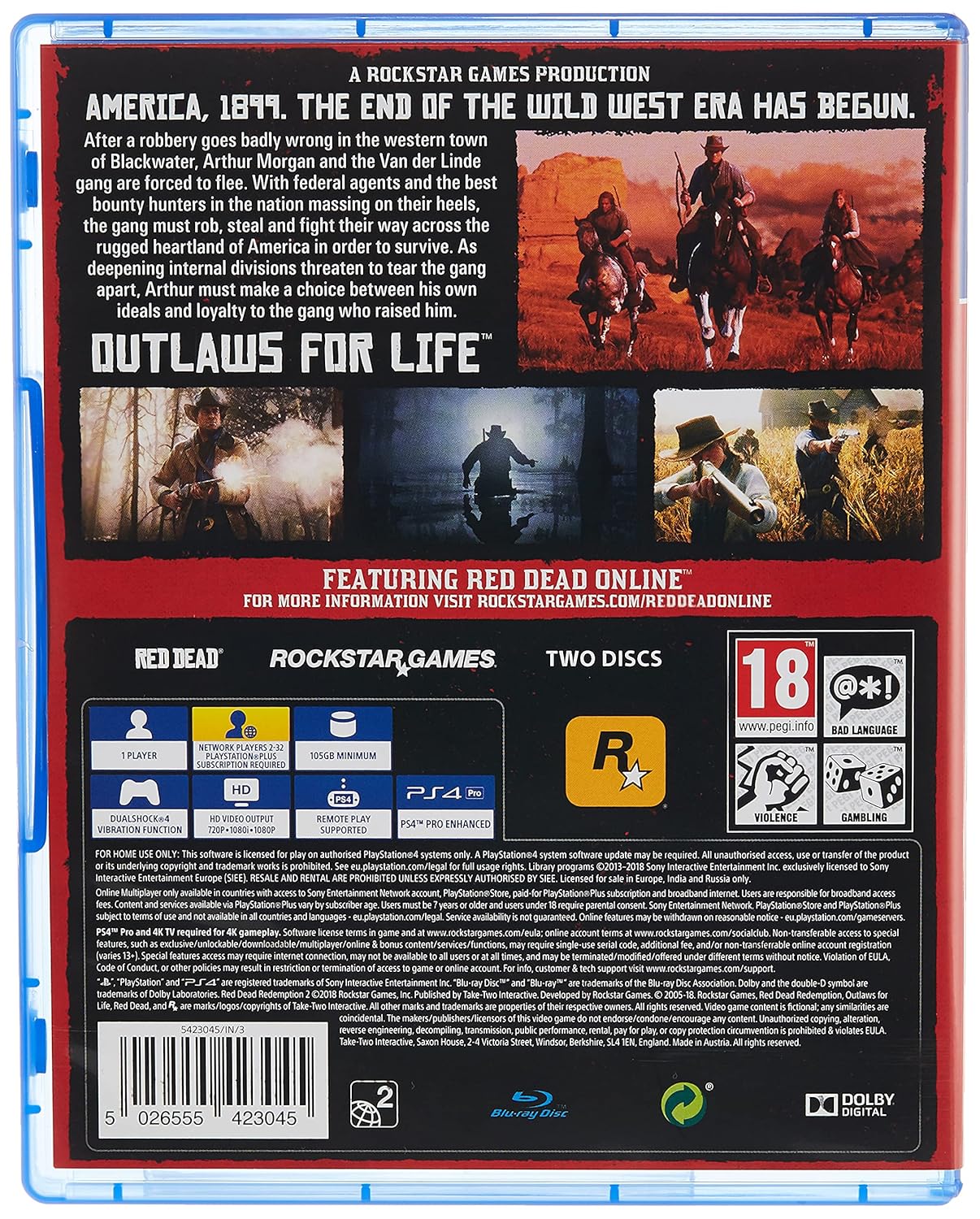 Red Dead Redemption 2 - Playstation 4 PS4