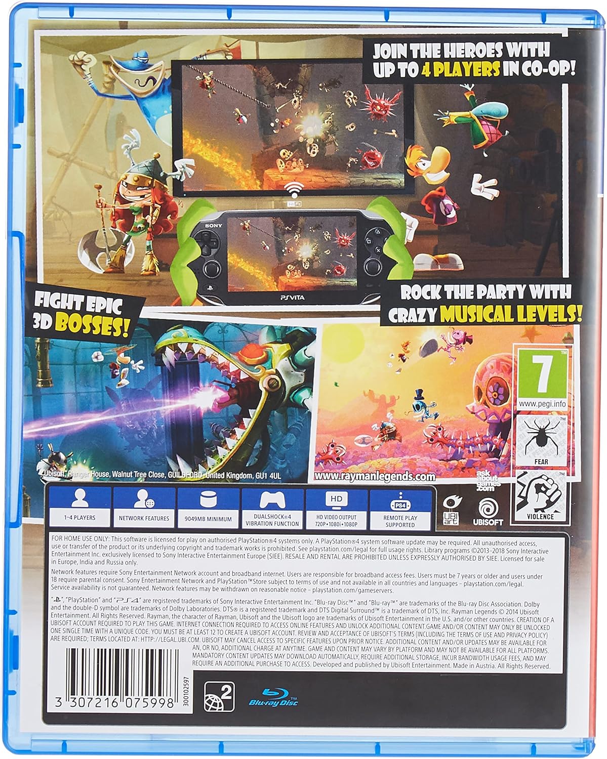 PS4 RAYMAN LEGENDS (R2) (PS4)