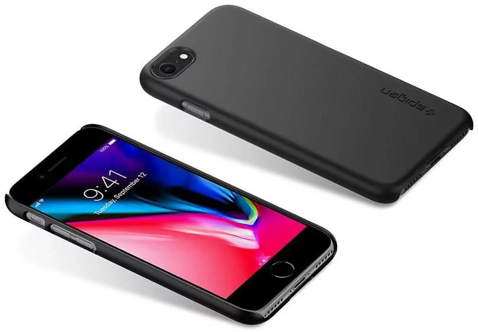 Case SPIGEN - Apple iPhone 8/7/SE 2020 Case Thin Fit - Black