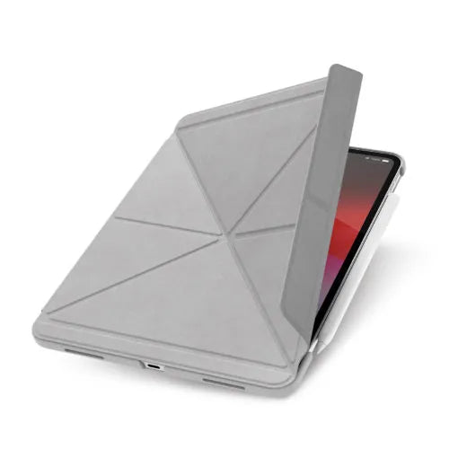 VersaCover Case with Folding Cover for iPad Pro 11-inch By Moshi – Stone Gray
