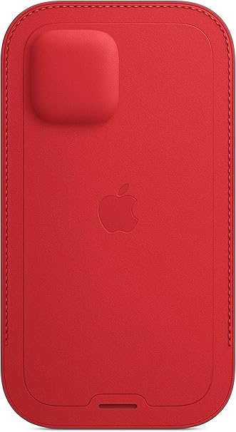 Apple iPhone 12 and 12 Pro Leather Sleeve with MagSafe - (Product) RED