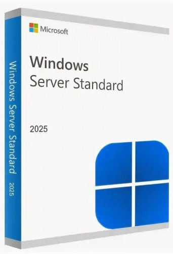 Microsoft Windows Server 2025 Standard - الترخيص والوسائط - 16 نواة