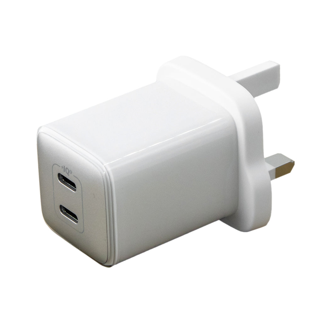 40 Watt Dual-Port USB Type-C Wall Charger, Anker A2038K21 White