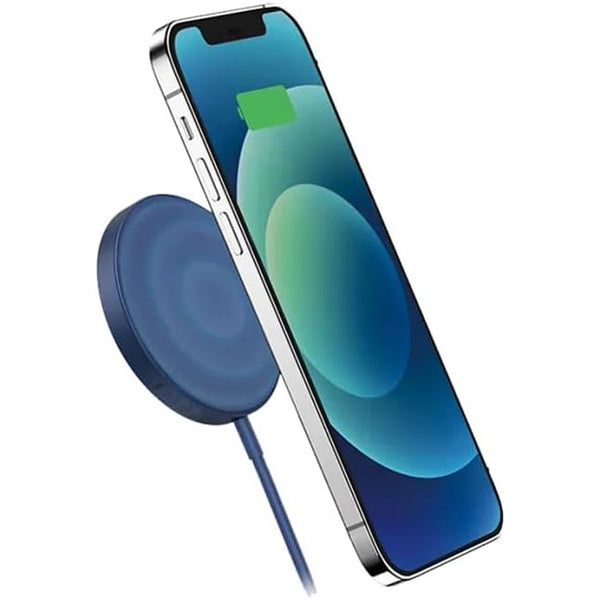7.5W Max Magnetic Wireless Charging Pad with 5 feet cable, Anker A2566H31 – Blue