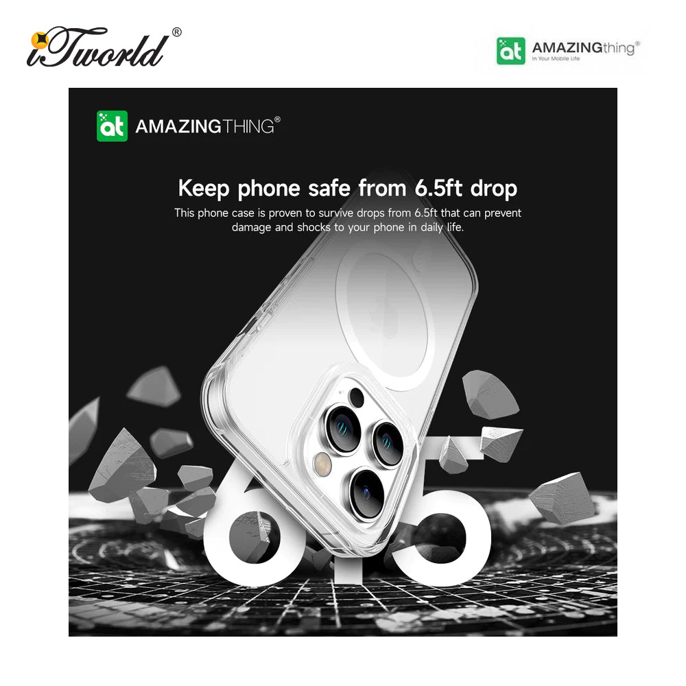 AMAZINGthing Minimal Magclick Case for iPhone 2022 6.1″ – Clear