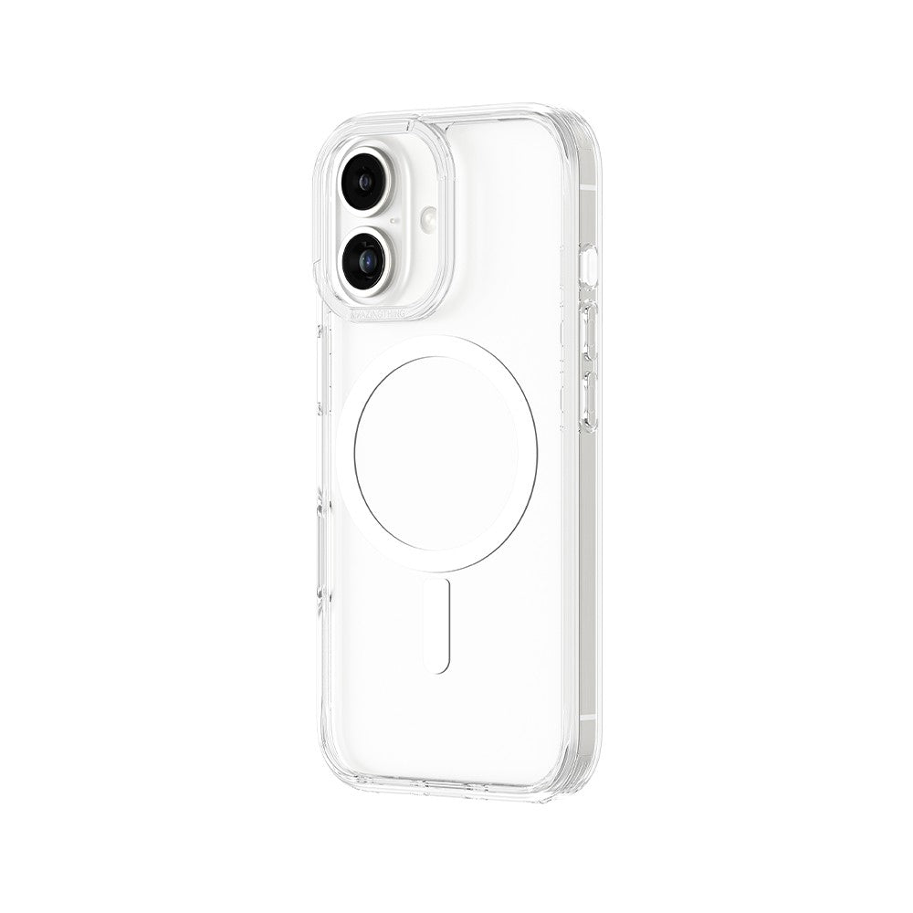 AMAZINGthing Casing for iPhone 16 Minimal Magsafe Drop proof Transparent