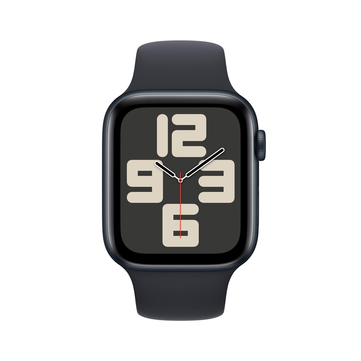 Apple Watch SE GPS 44mm Midnight Aluminium Case with Midnight Sport Band - M/L