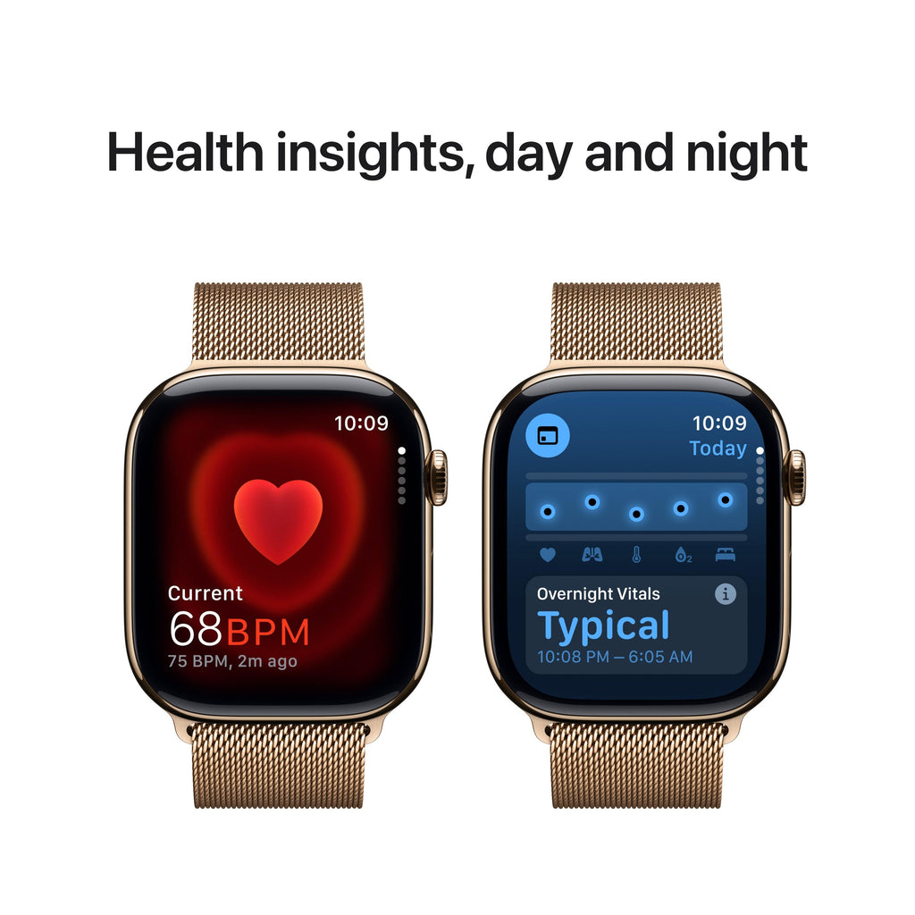 ساعة Apple Watch Ultra 2 GPS + Cellular مقاس 49 مم، هيكل من التيتانيوم الأسود مع حلقة سوداء 