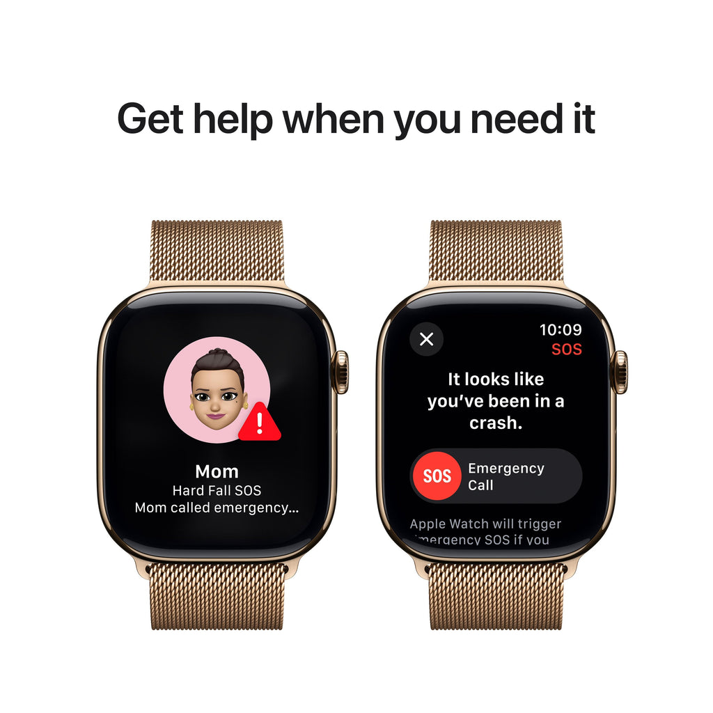 ساعة Apple Watch Ultra 2 GPS + Cellular مقاس 49 مم، هيكل من التيتانيوم الأسود مع حلقة سوداء 