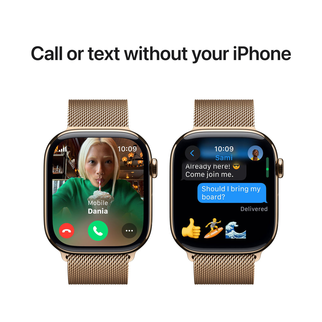 ساعة Apple Watch Ultra 2 GPS + Cellular مقاس 49 مم، هيكل من التيتانيوم الأسود مع حلقة سوداء 