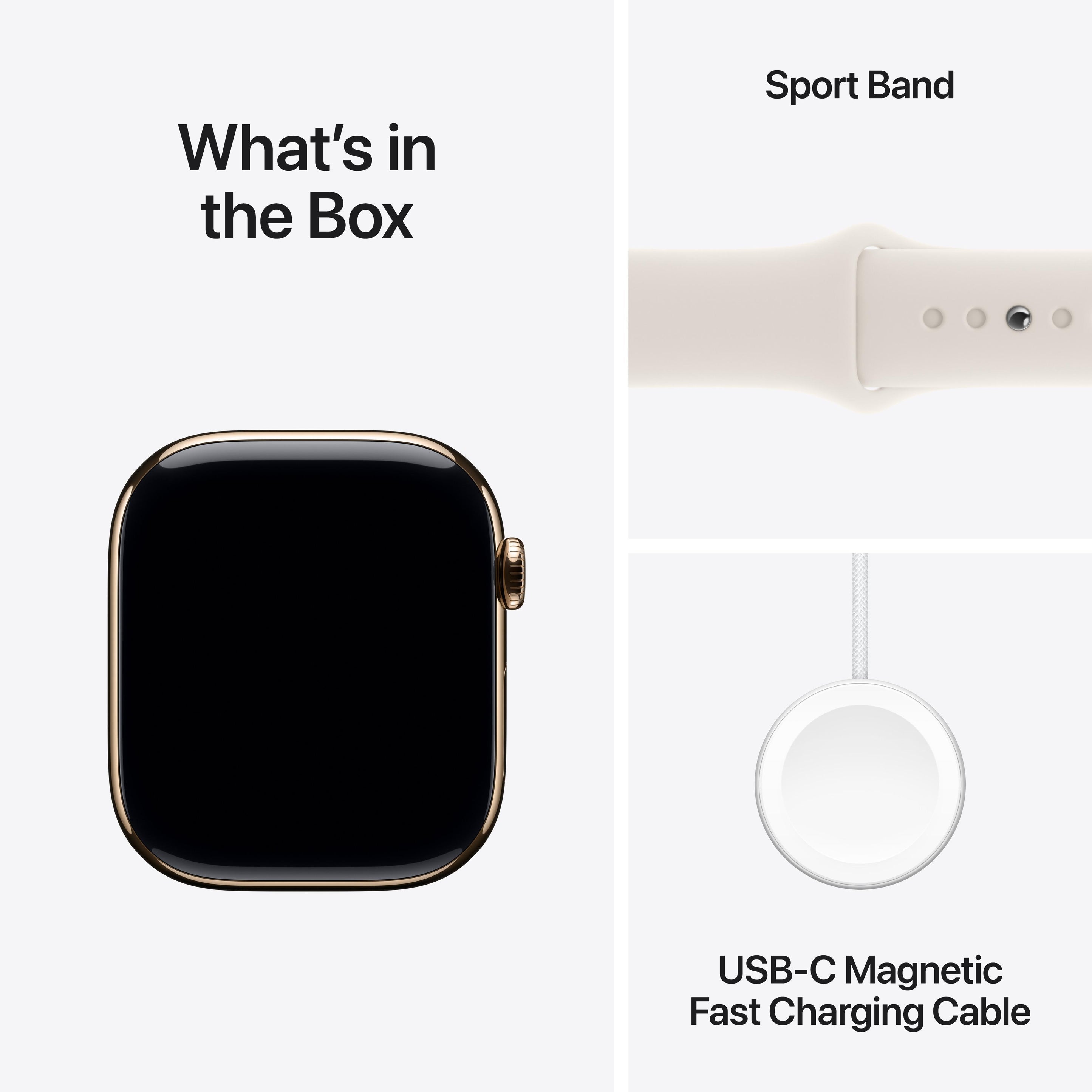 Apple Watch Series 10 42mm Sport Band Titanium