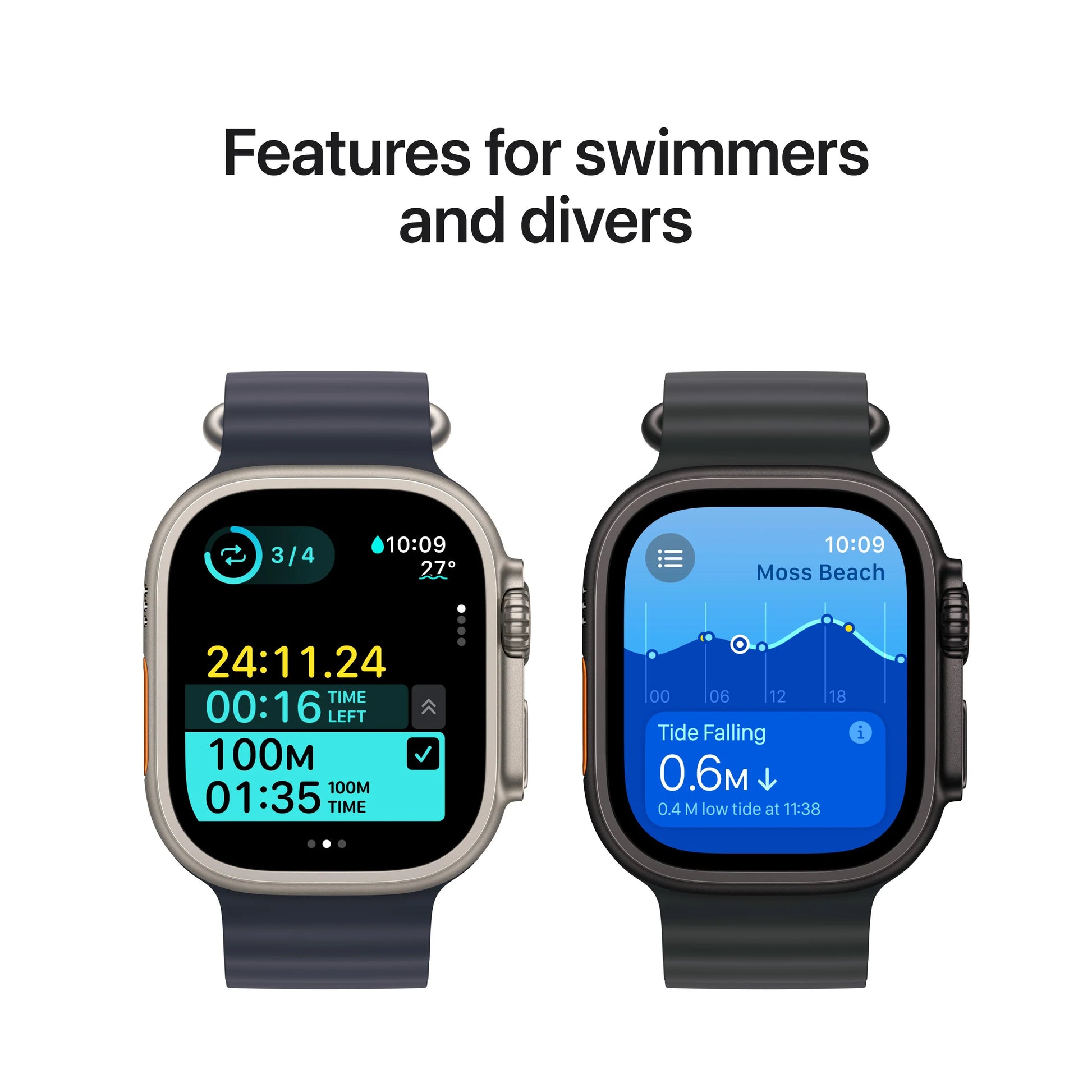 Apple Watch Ultra 2 GPS + Cellular 49mm with Case Ocean Band 2024