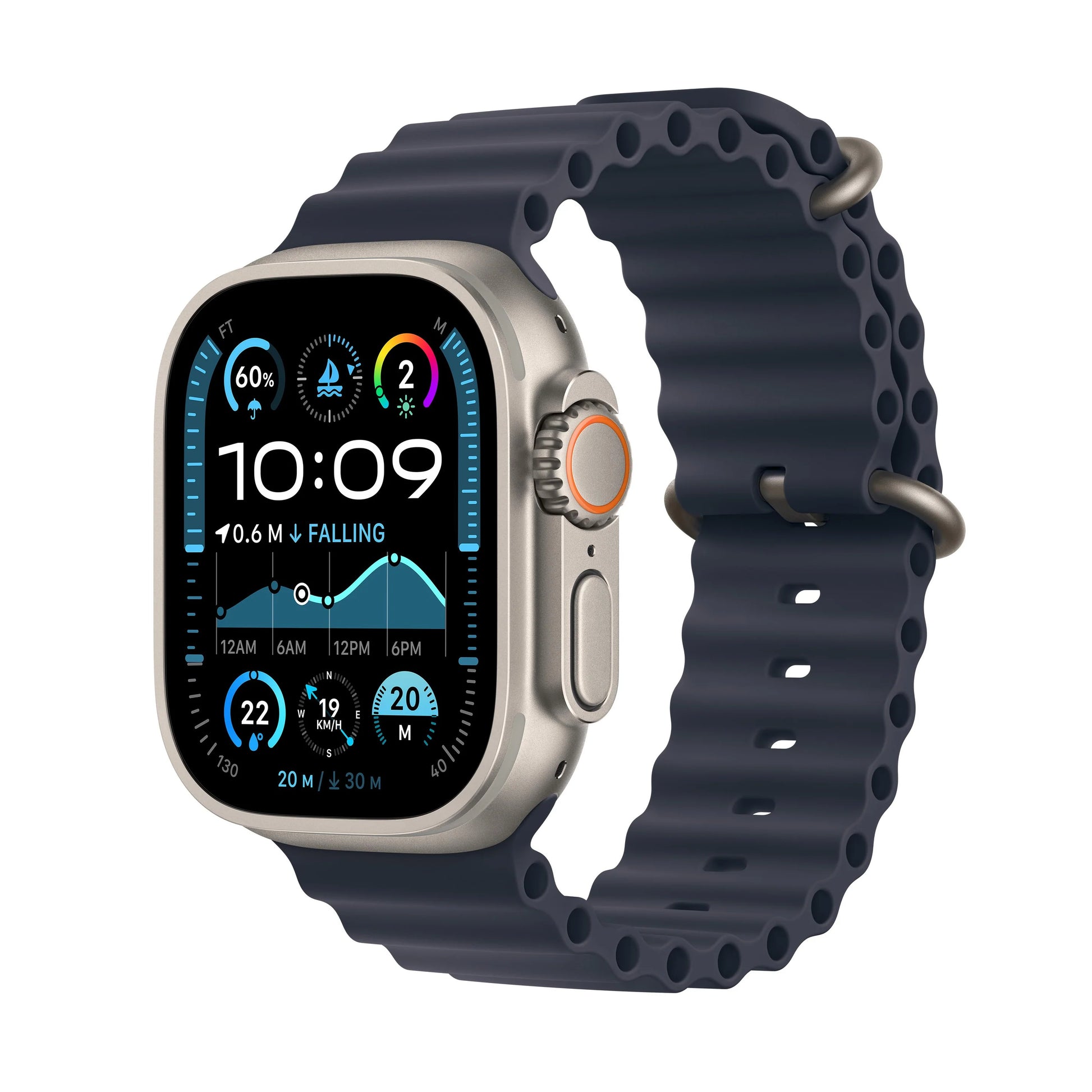 Apple Watch Ultra 2 GPS + Cellular 49mm with Case Ocean Band 2024